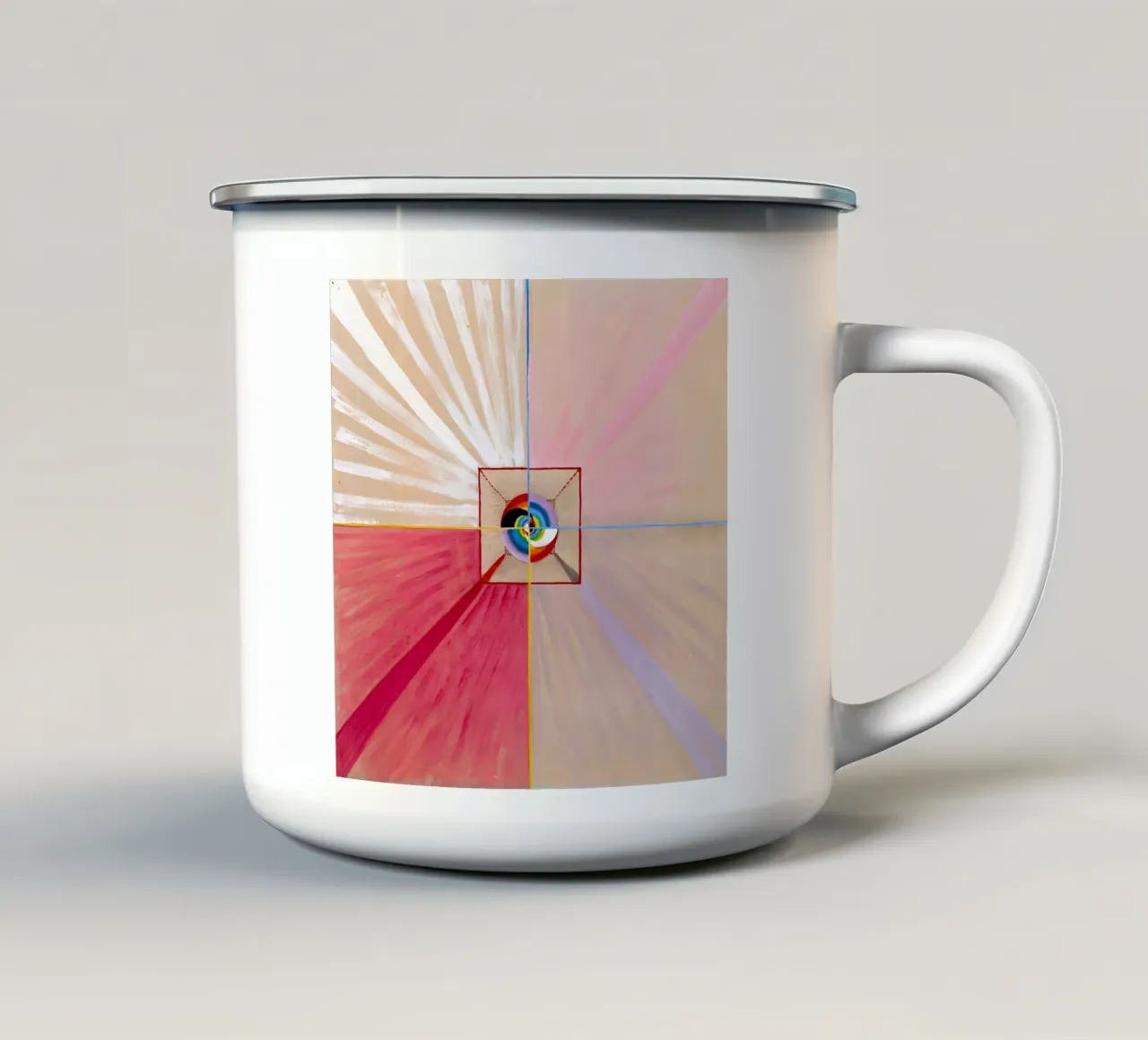 Hilma af Klint - The Swan No. 11 Group IX-SUW enamel mug by William Store