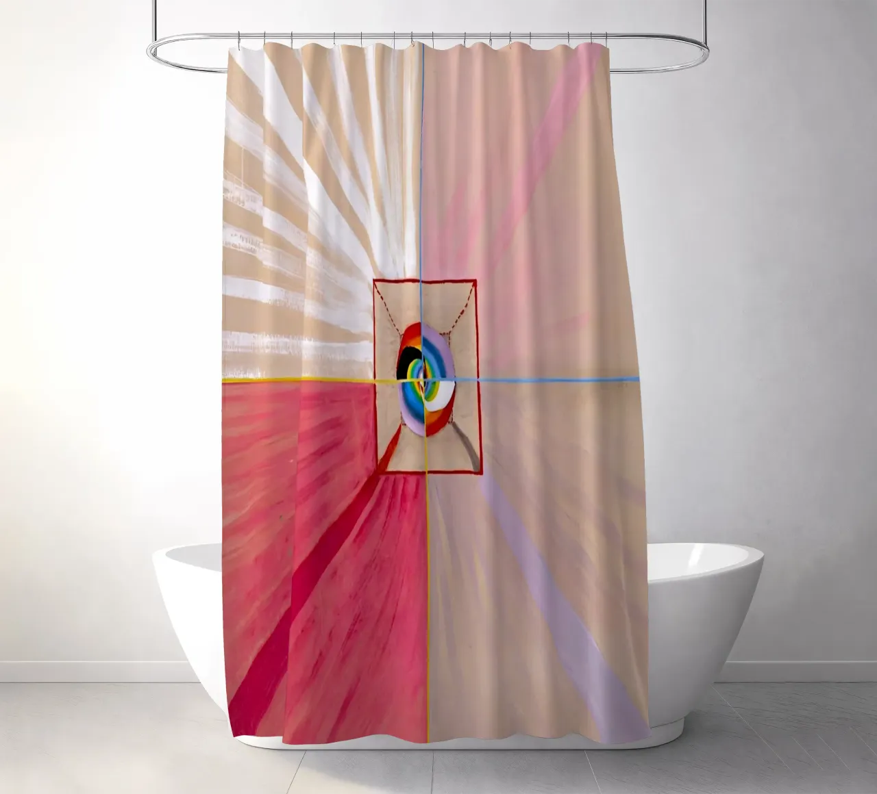Hilma af Klint - Il Cigno n. 11 Gruppo IX-SUW tenda da doccia da William Store