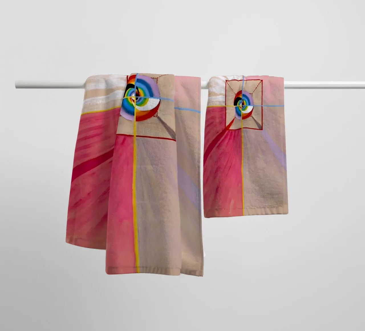 Hilma af Klint - Le cygne n° 11 Groupe IX-SUW serviette de bain de William Store