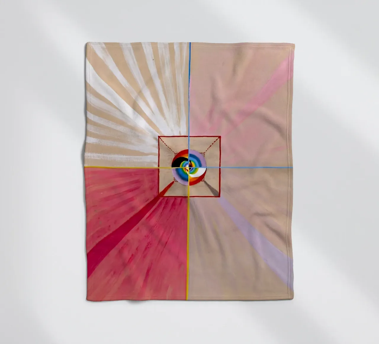 Hilma af Klint - Il Cigno n. 11 Gruppo IX-SUW coperta in pile da William Store