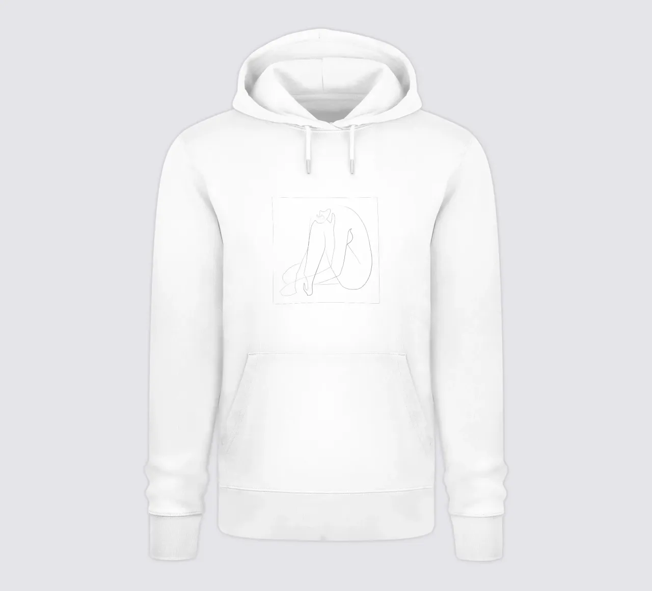 Echo of Calm - A2522 felpa con cappuccio da Addillum