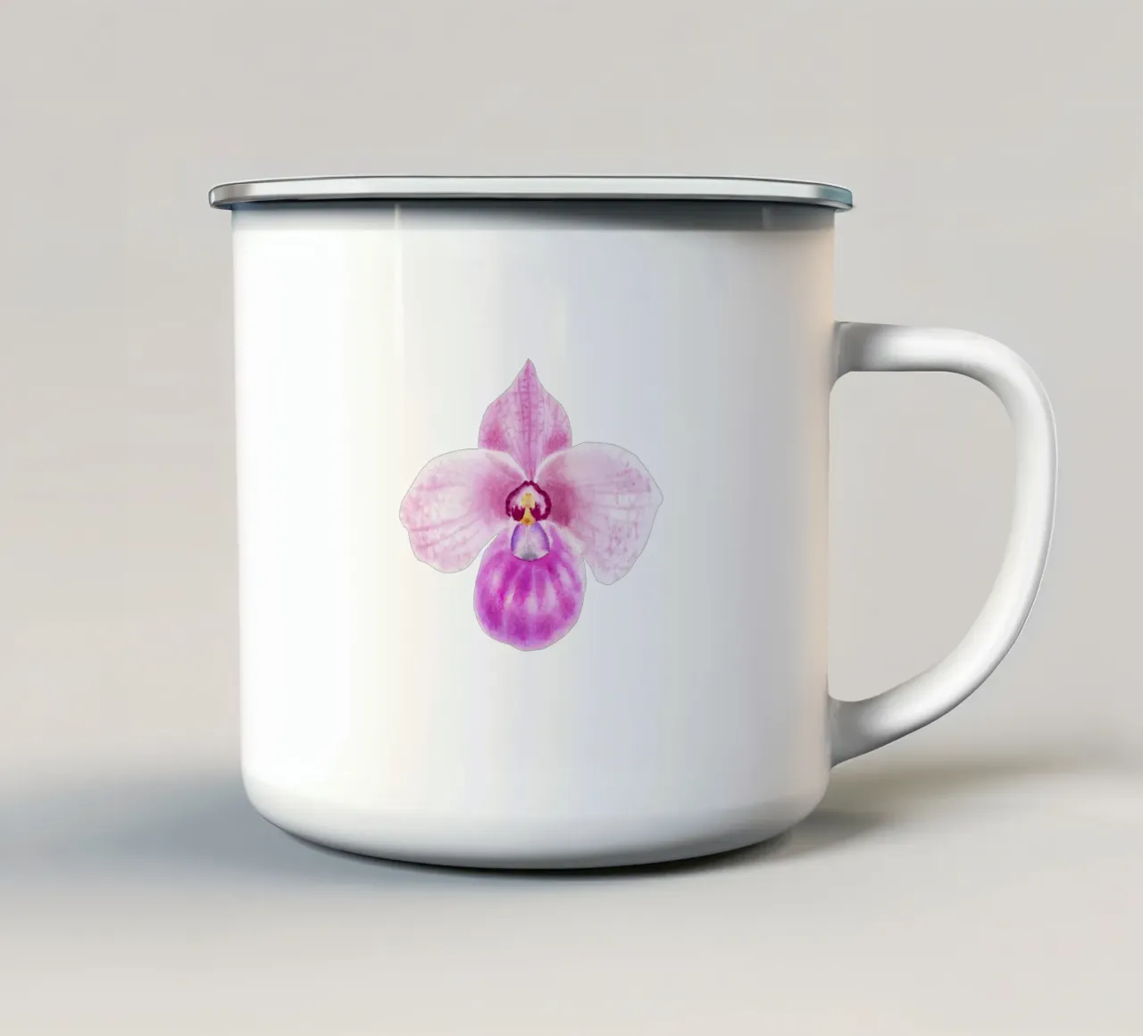 Paphiopedilum tazza in smalto da youdesignme