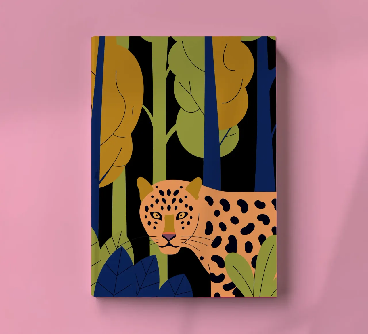 Leopard in the Jungle notebook by PROTECT ANIMALS