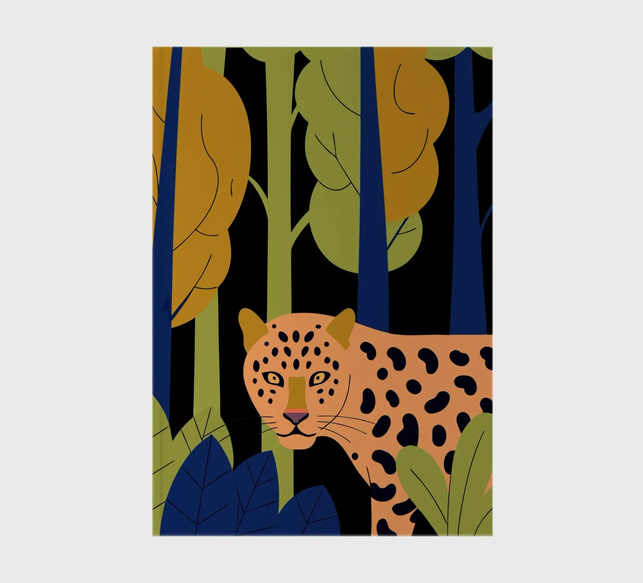 Leopard in the Jungle notebook by PROTECT ANIMALS