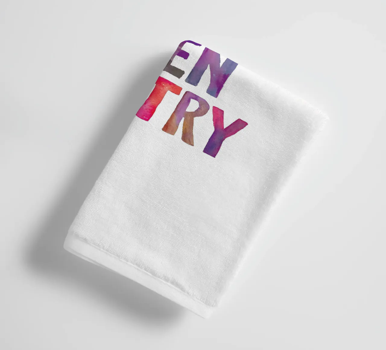 Amazing Things Happen When You Try Typography Design towel by THE MOTIVATED TYPE