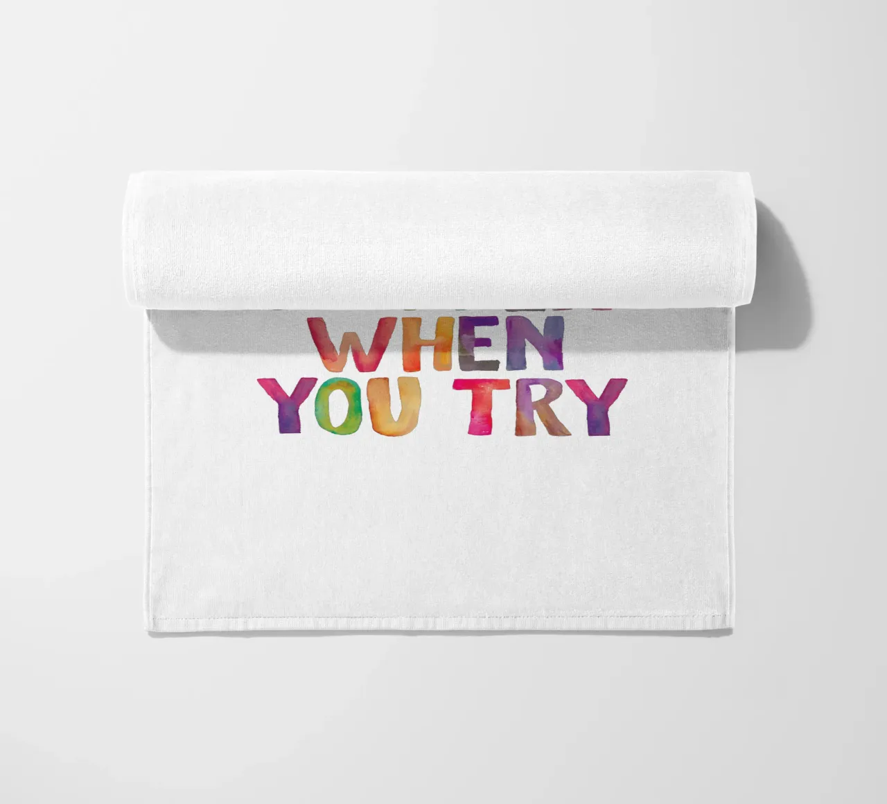 Succedono cose incredibili quando si prova il design tipografico telo mare da THE MOTIVATED TYPE