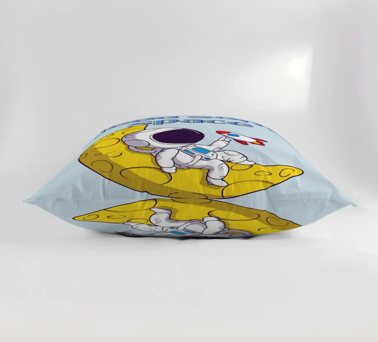 Need Some Space - Cartone animato di un astronauta cuscino da Cozy Vibes
