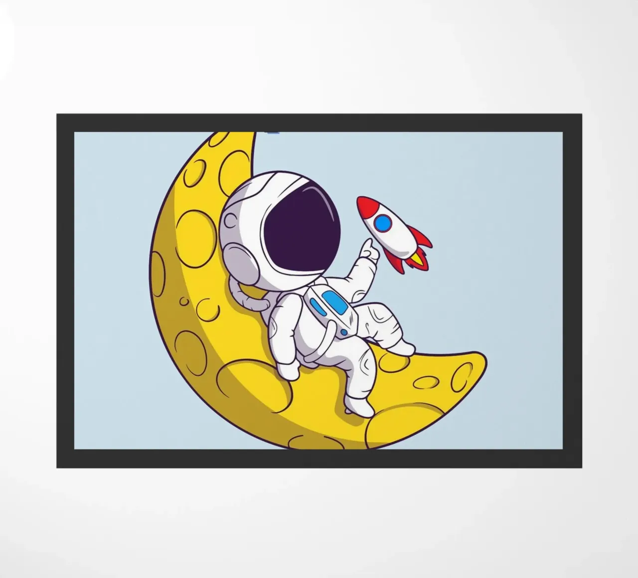 Need Some Space - Cartone animato di un astronauta zerbino da Cozy Vibes