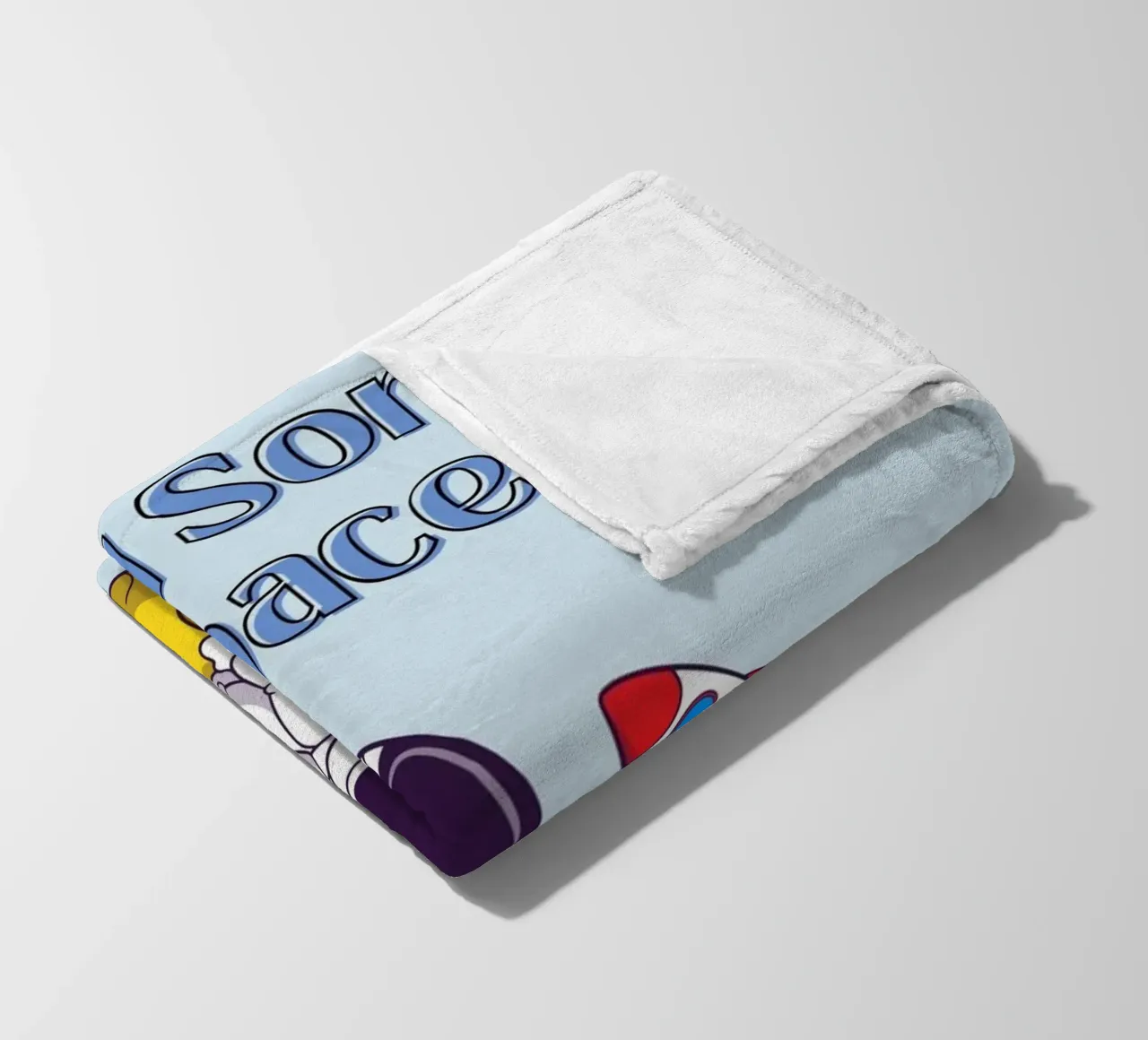 Need Some Space - Cartone animato di un astronauta coperta in pile da Cozy Vibes