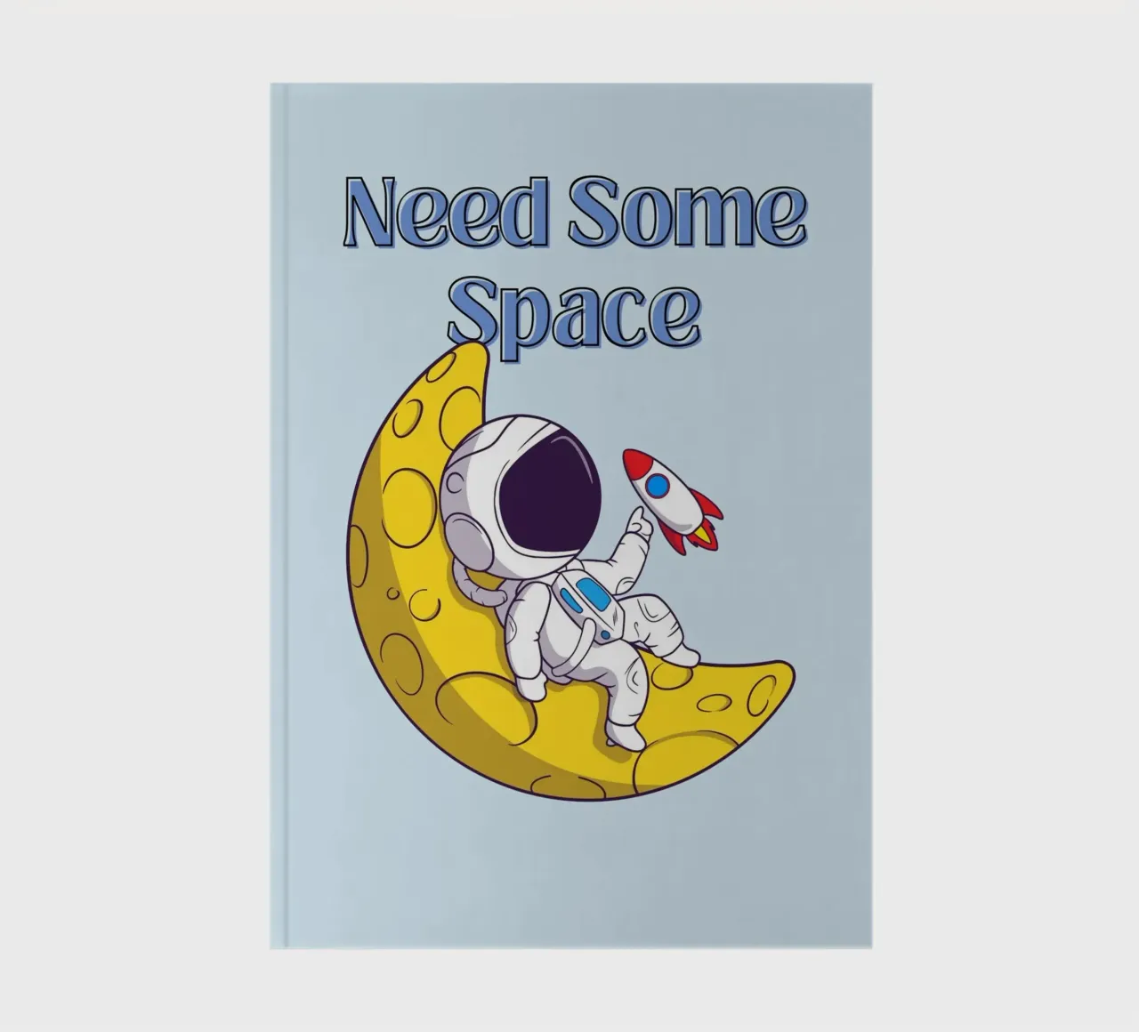Need Some Space - Cartone animato di un astronauta diario da Cozy Vibes