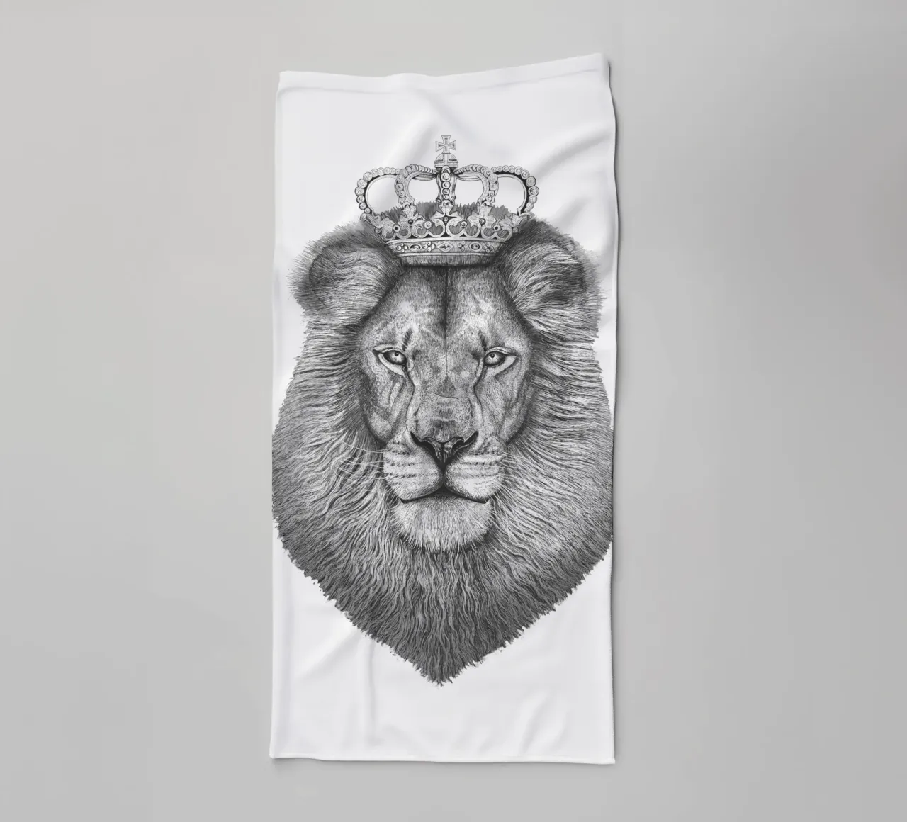 De Leeuwenkoning badhanddoek van valeriyakorenkova