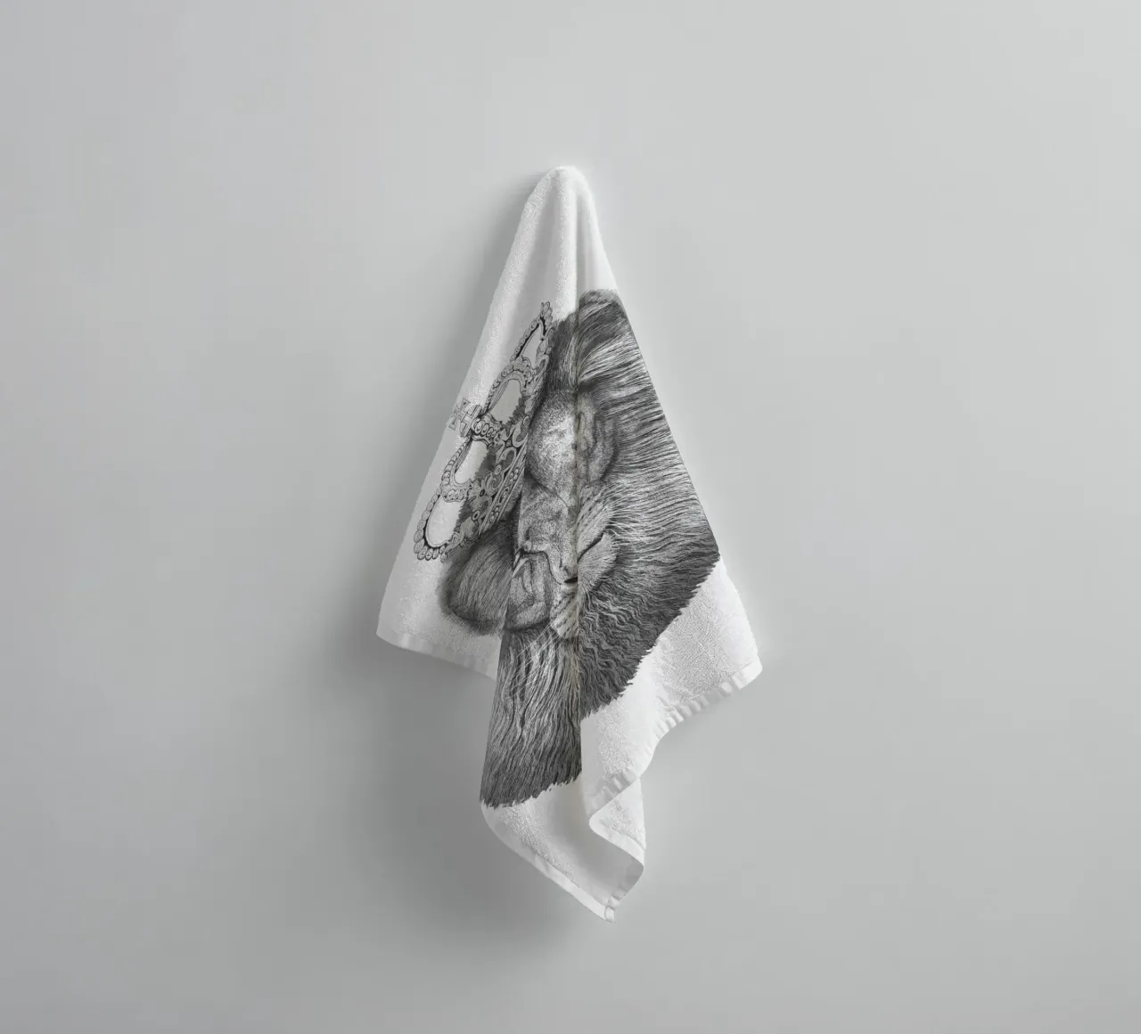 De Leeuwenkoning badhanddoek van valeriyakorenkova