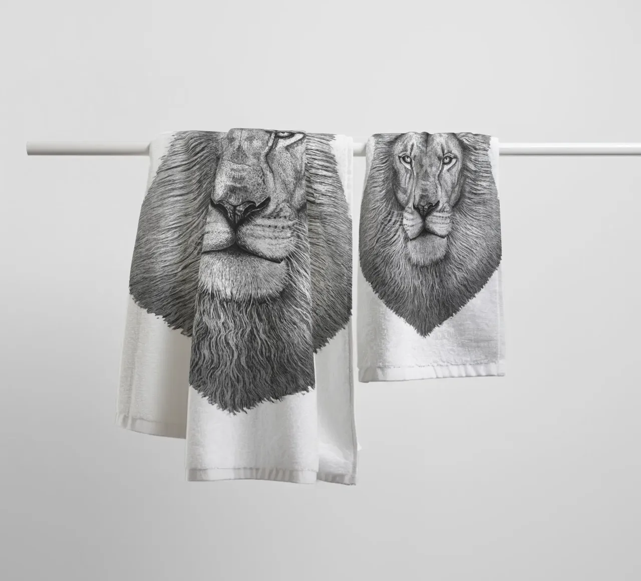 De Leeuwenkoning badhanddoek van valeriyakorenkova