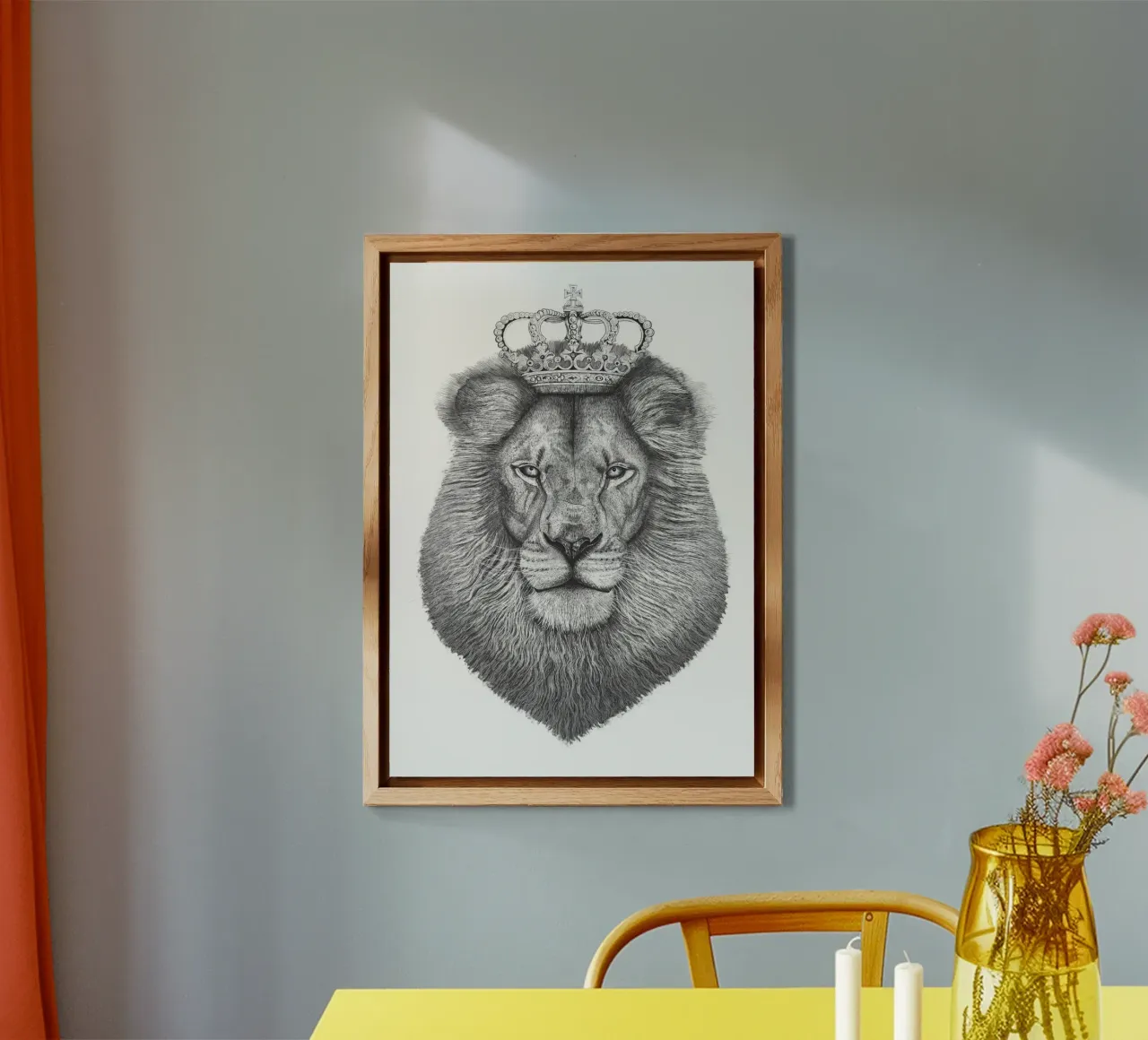 Il Re Leone alluminio dibond da valeriyakorenkova