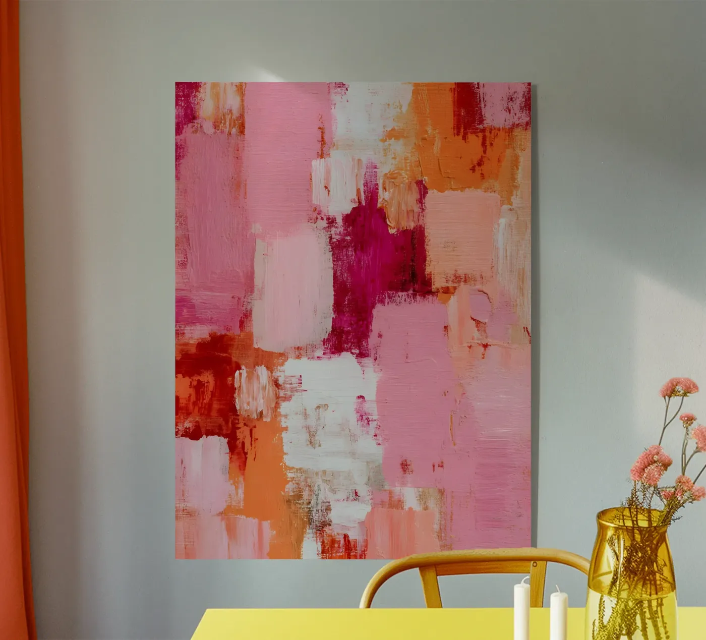 Amber Blush acrylic glass by Abstrakt Atelier