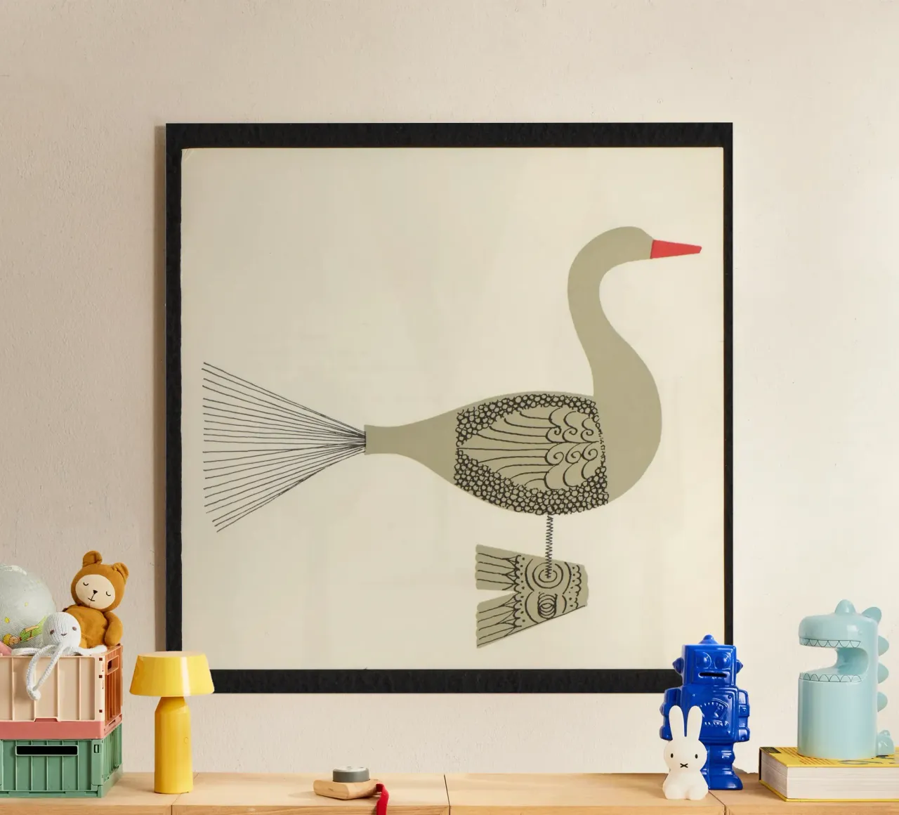bird illustration plexiglass da artshop