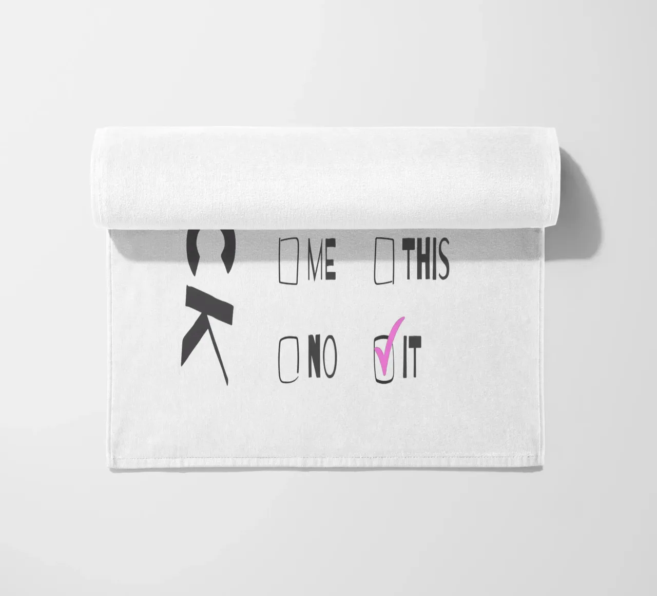 F*ck It – Typography Print telo mare da Roseberry Design