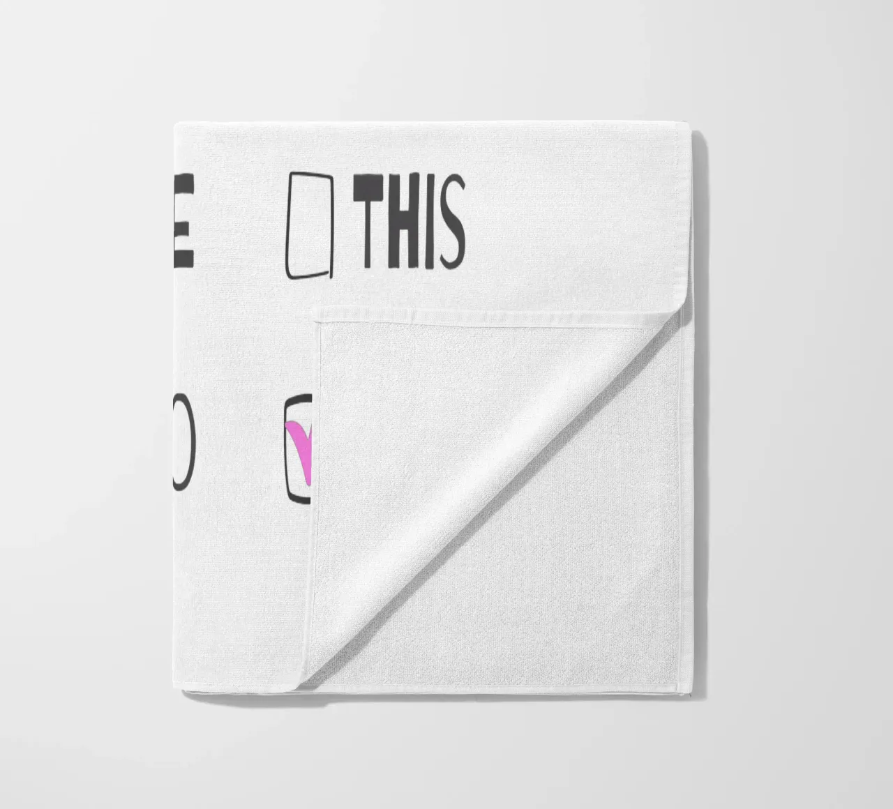 F*ck It – Typography Print telo mare da Roseberry Design