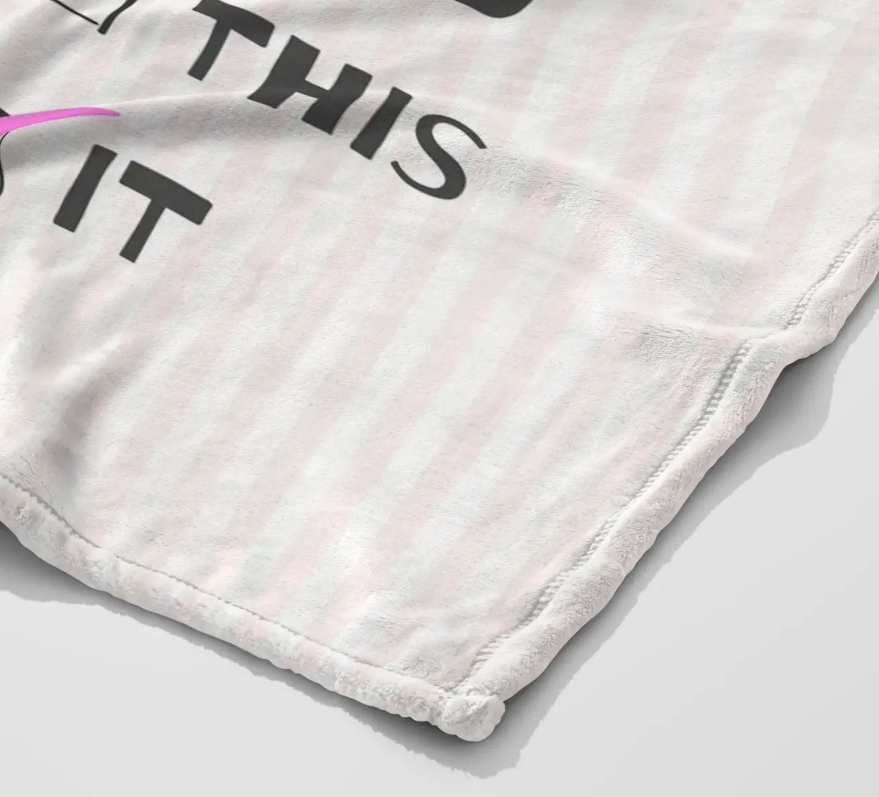 F*ck It – Typography Print coperta in pile da Roseberry Design
