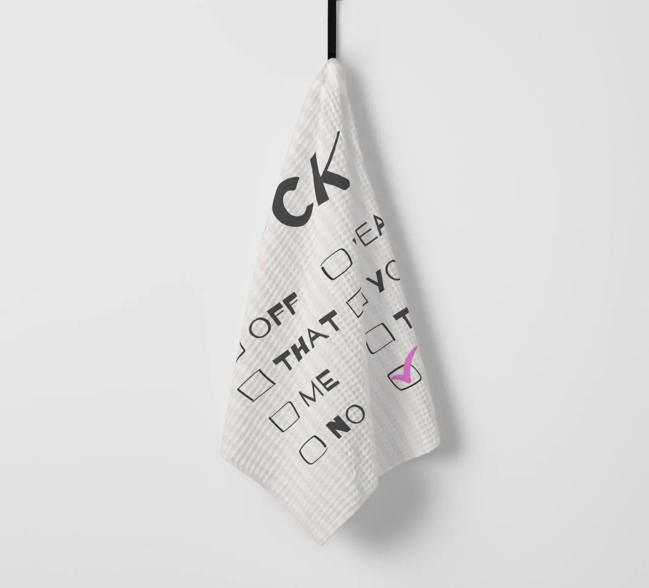 F*ck It – Typography Print canovaccio da cucina da Roseberry Design