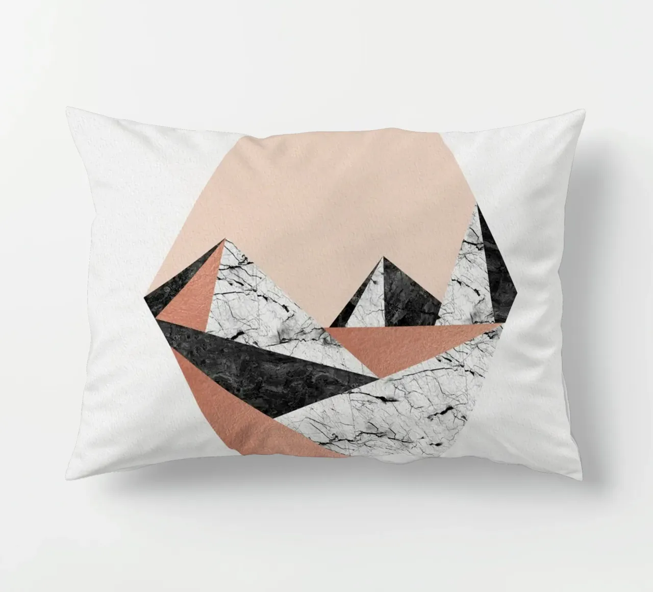 Paesaggio geometrico III cuscino da Orara Studio