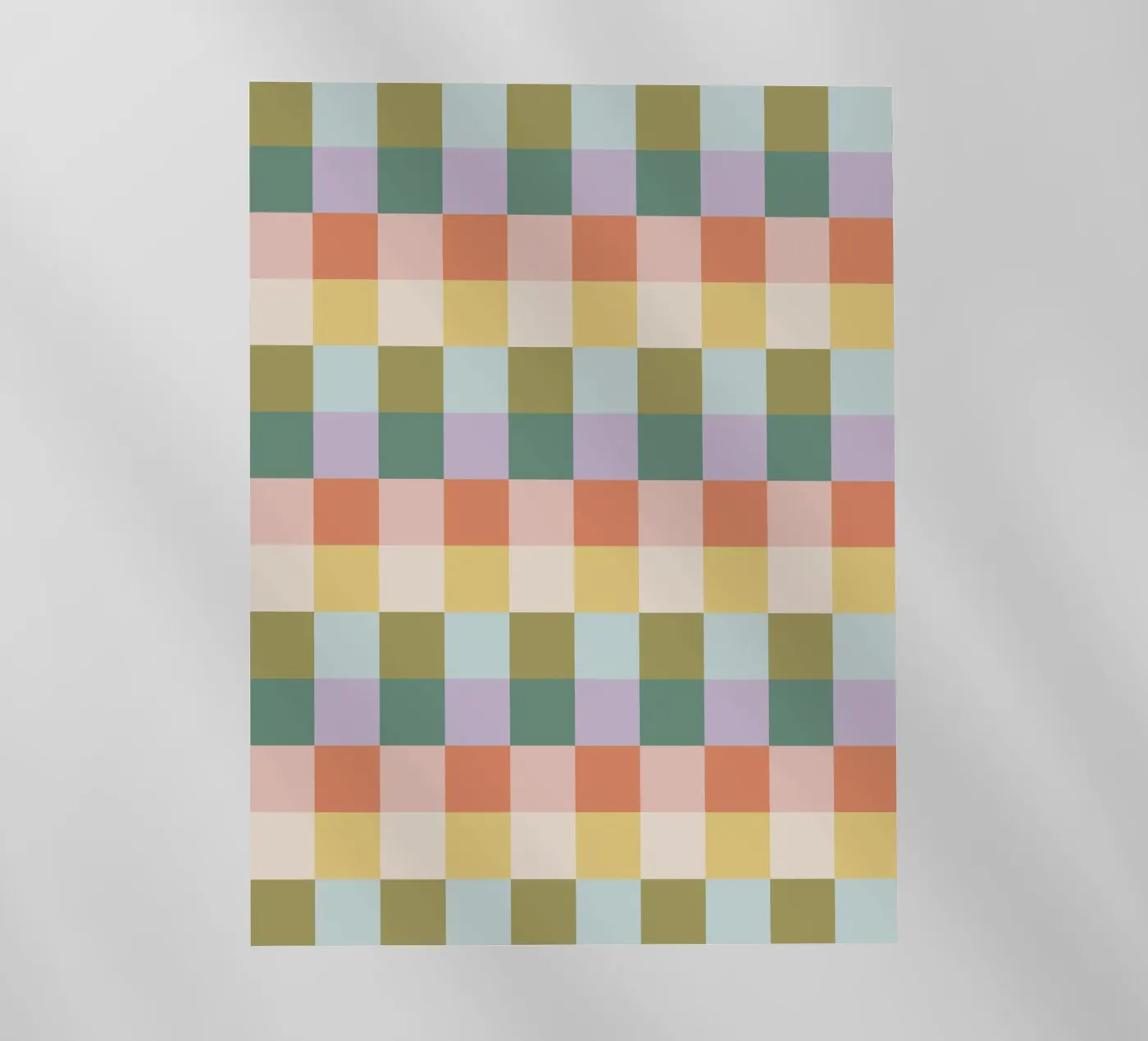 Multi-colored groovy checkered pattern pellicola backlit da Altruist Studio