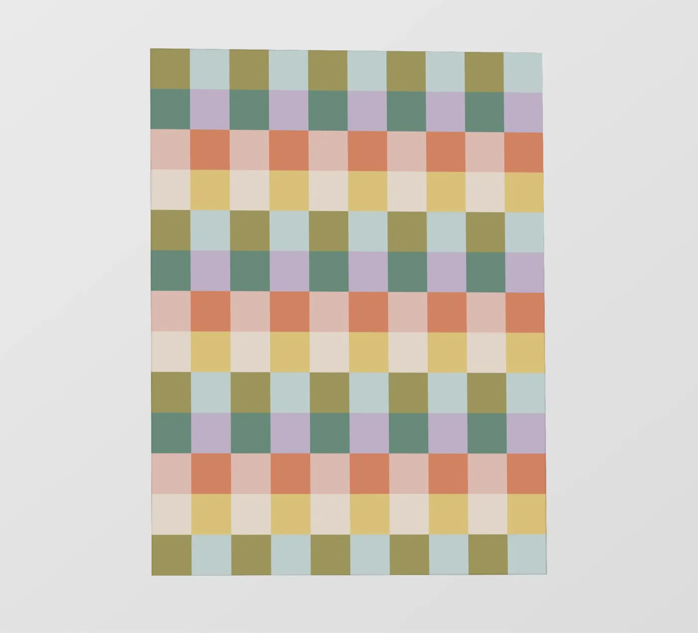 Multi-colored groovy checkered pattern pellicola backlit da Altruist Studio