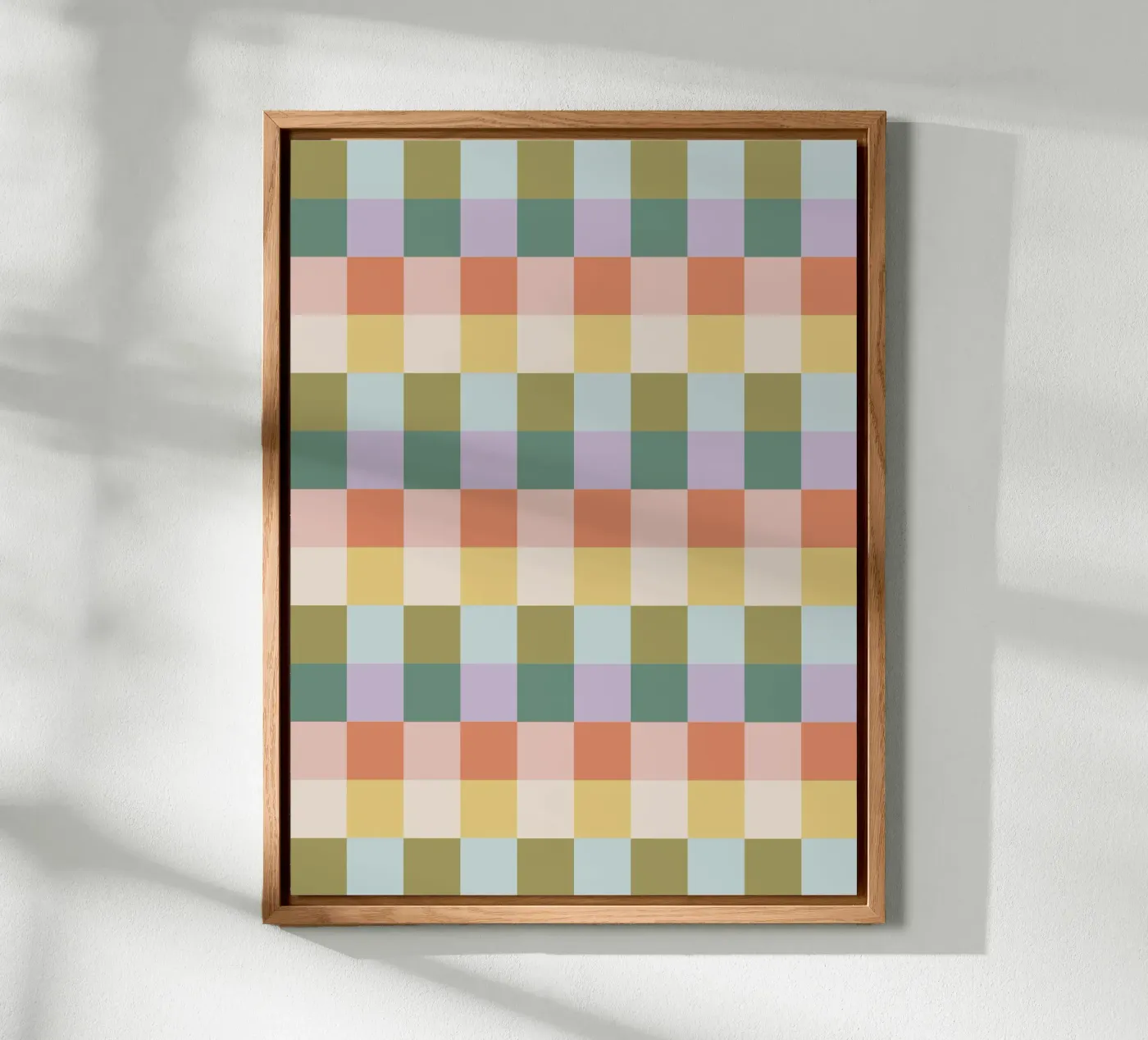 Multi-colored groovy checkered pattern pannello forex da Altruist Studio