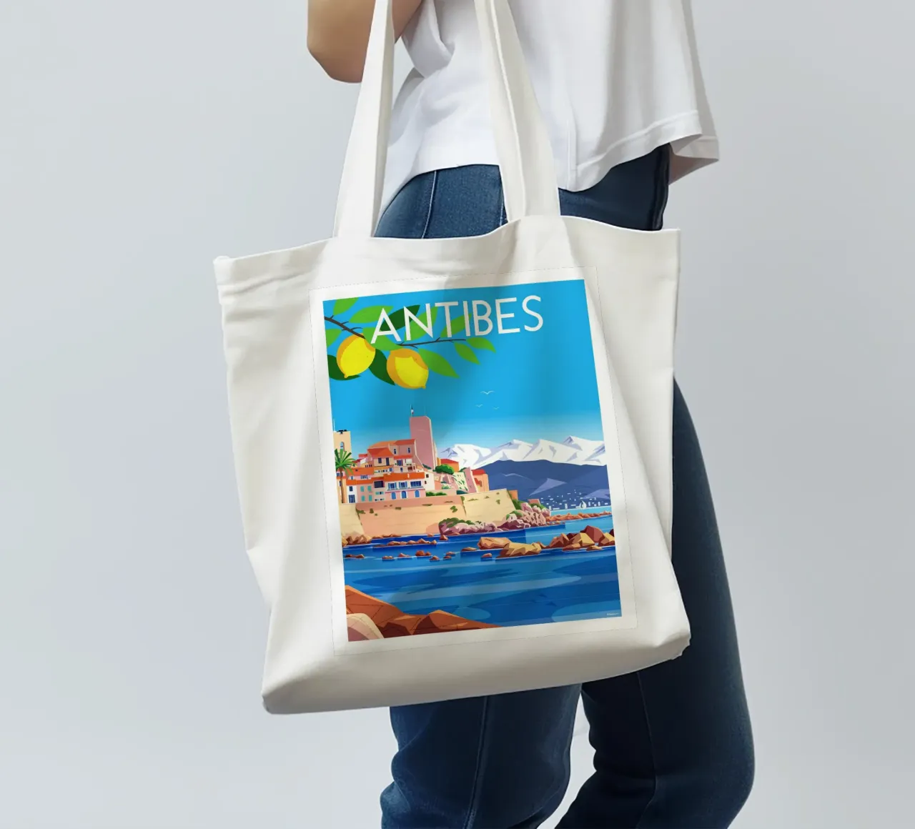 Antibes borsa in juta da Raphaël Delerue