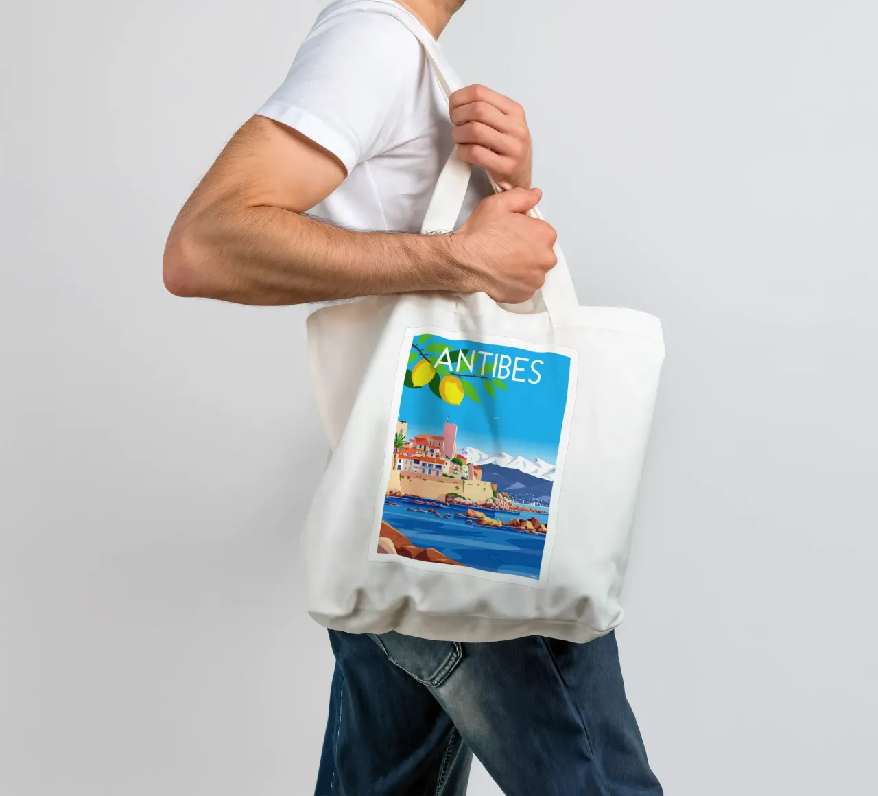 Antibes borsa in juta da Raphaël Delerue