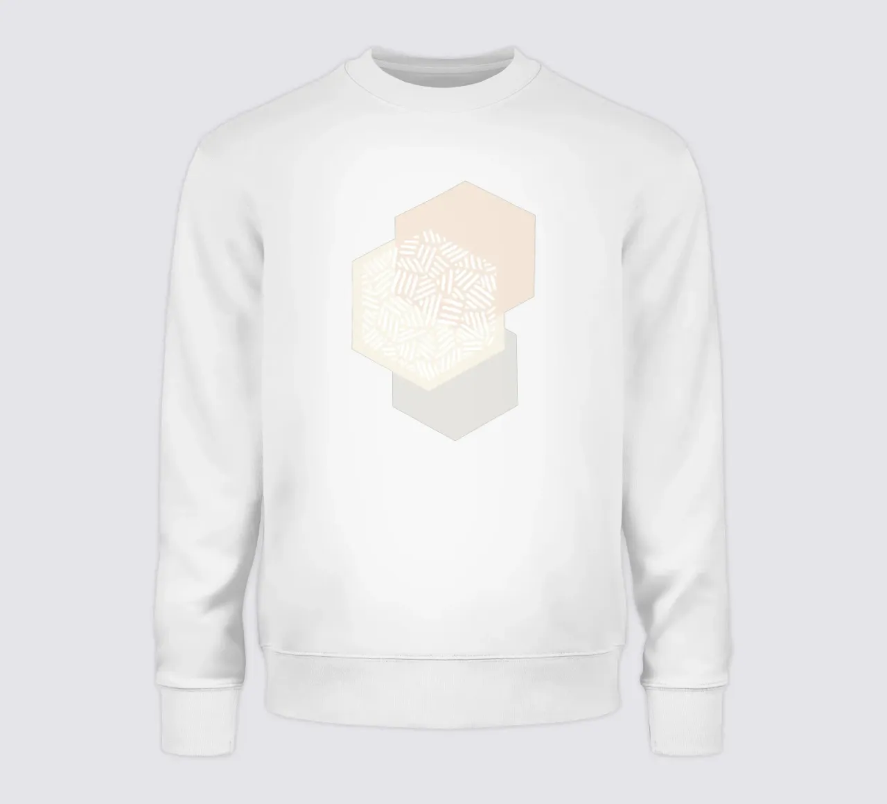 Geometric Mute Colours I sweatshirt by Orara Studio