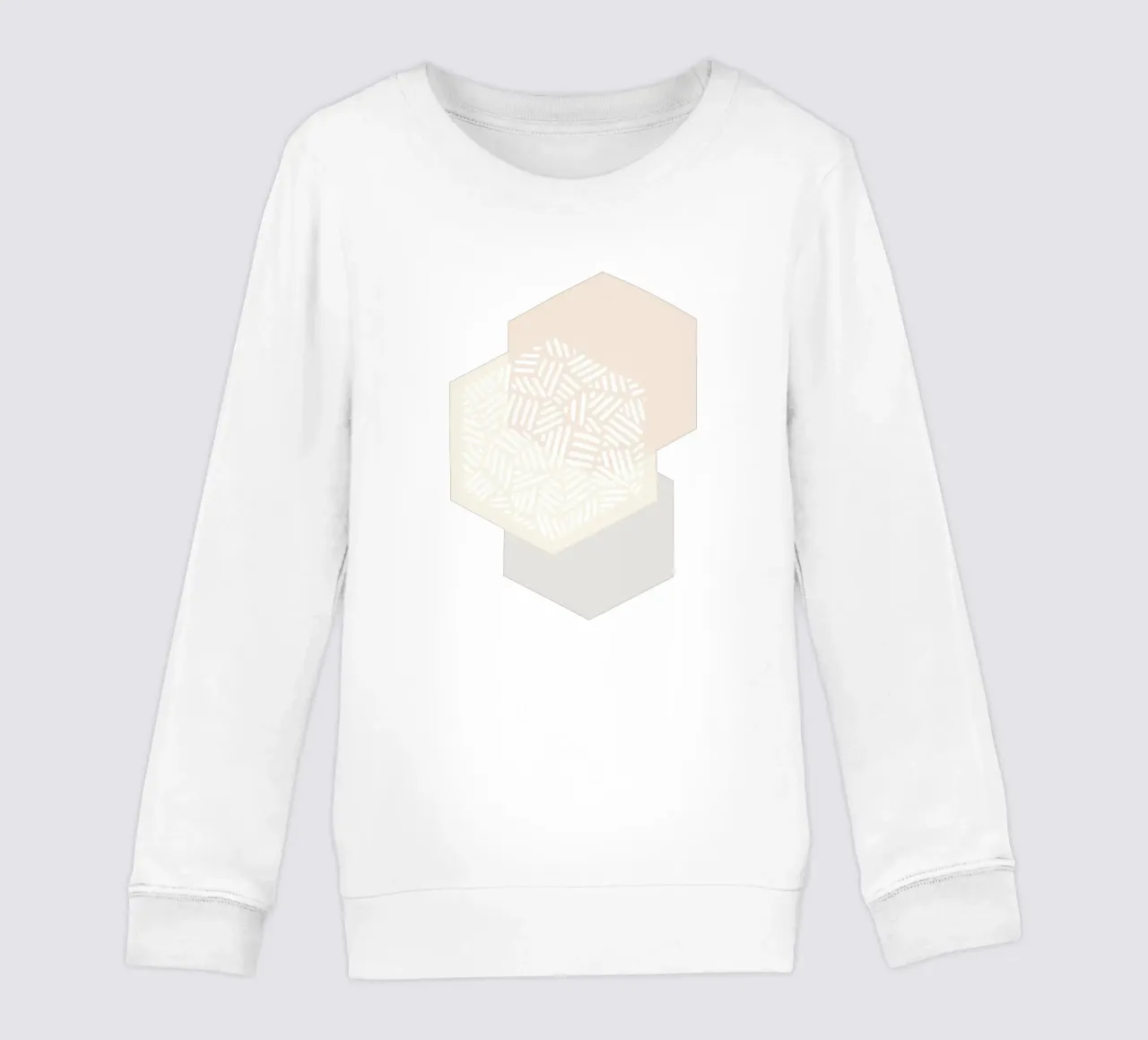 Colori geometrici muti I felpa bambino da Orara Studio