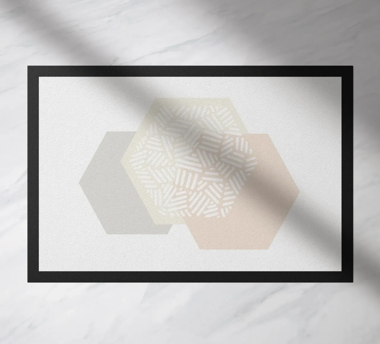 Colori geometrici muti I zerbino da Orara Studio