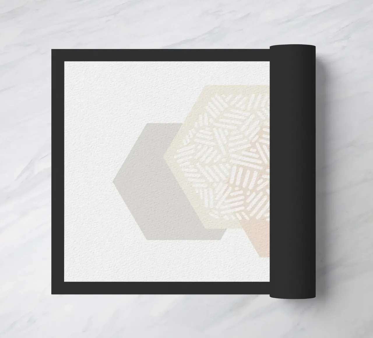 Colori geometrici muti I zerbino da Orara Studio
