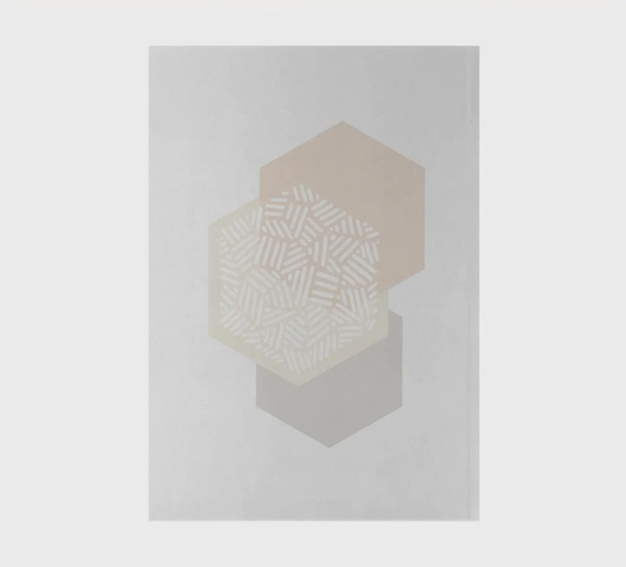 Geometric Mute Colours I notebook by Orara Studio