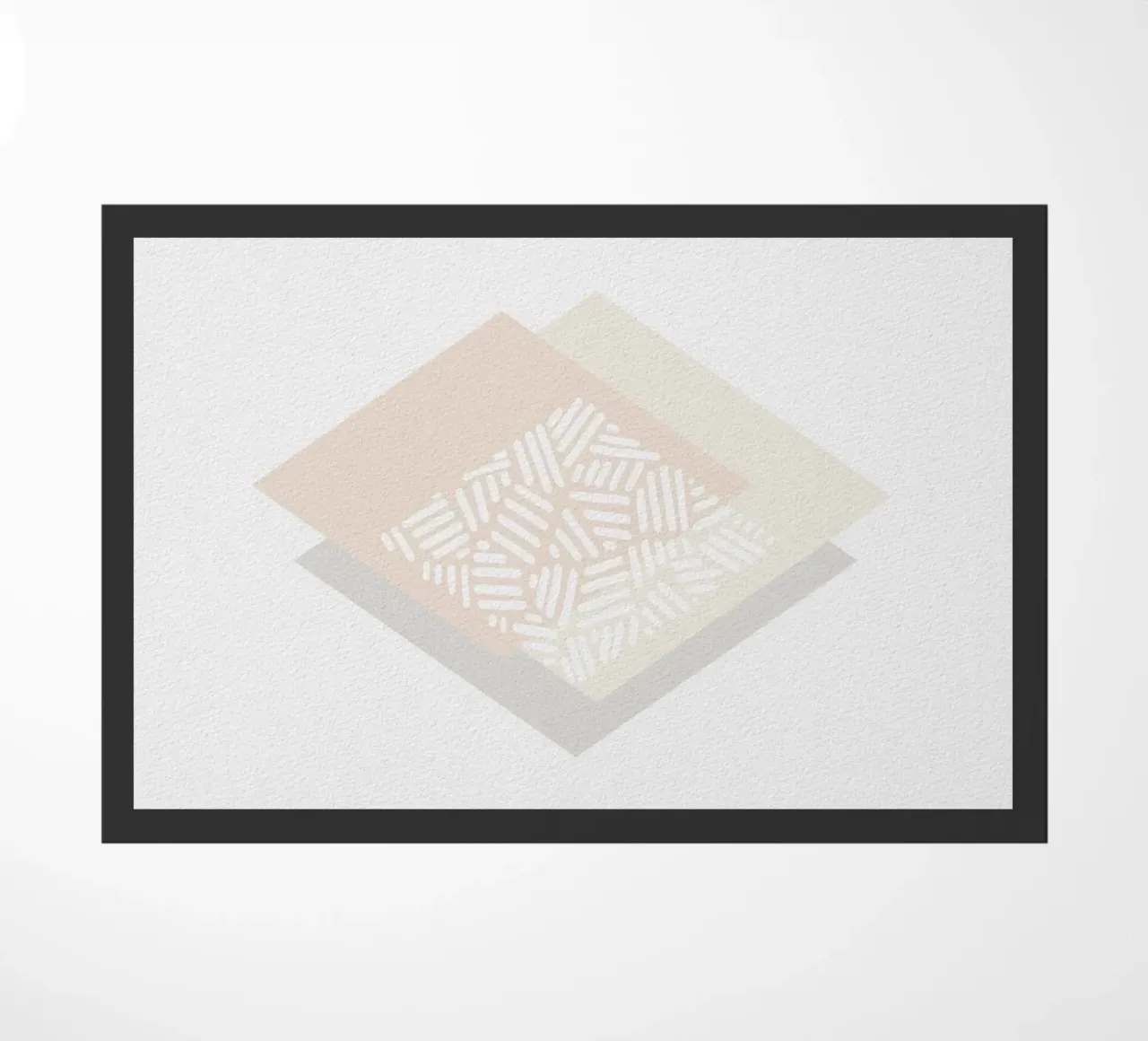 Colori geometrici muti II zerbino da Orara Studio