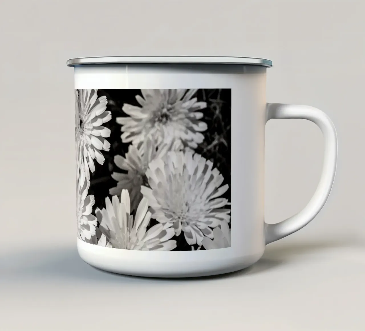 Smooth Desertdandelion tazza in smalto da bwphoto