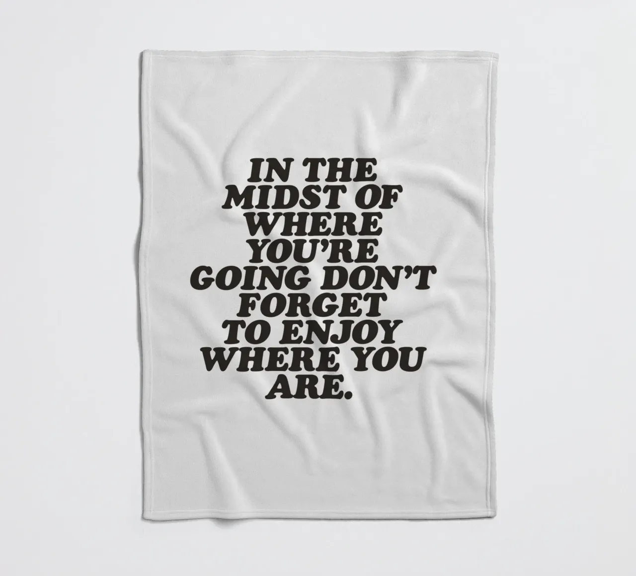 In the Midst Of Where You're Going Typografie Design coperta in pile da THE MOTIVATED TYPE