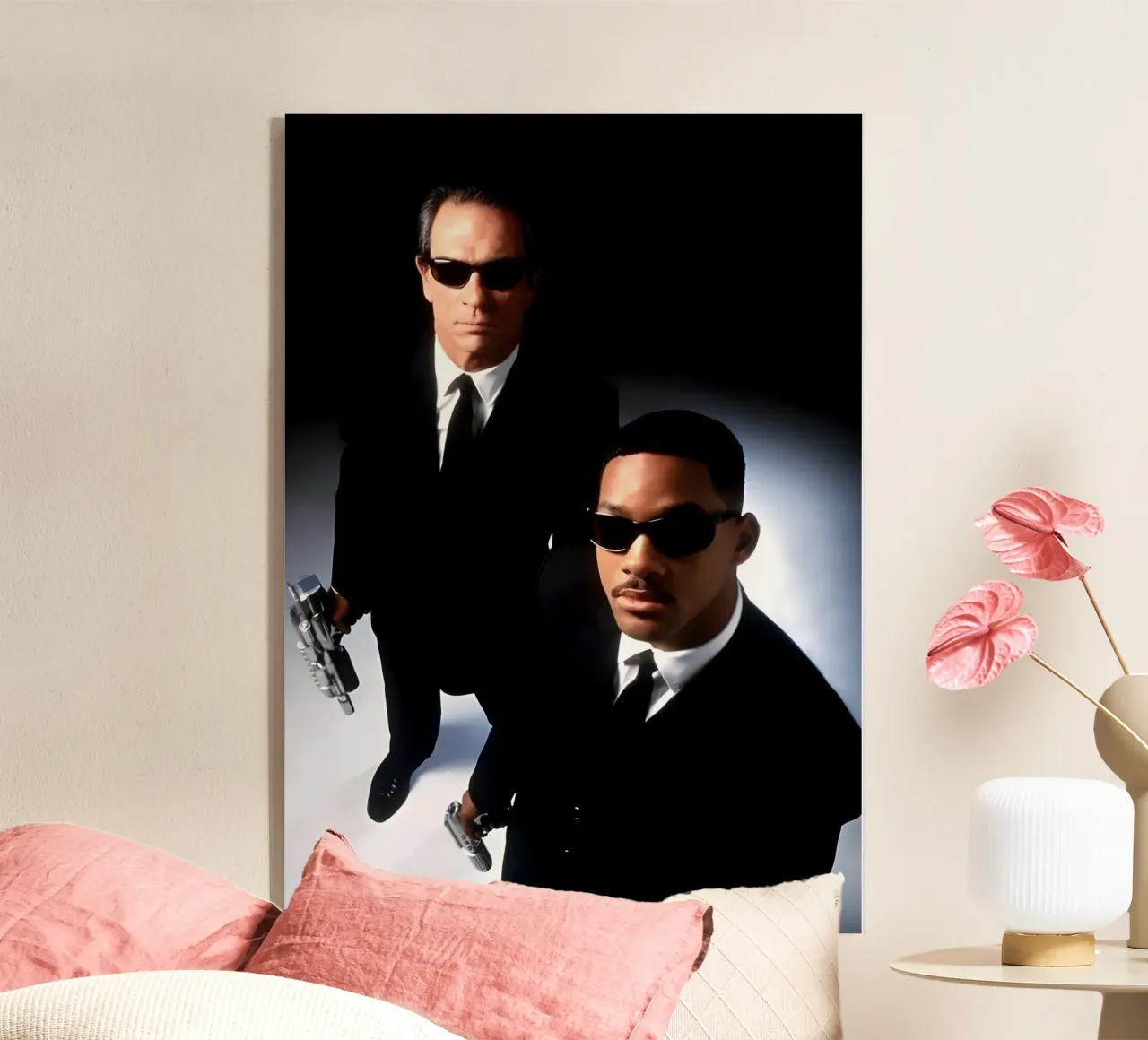 Man in black plexiglass da Funny Frame Factory