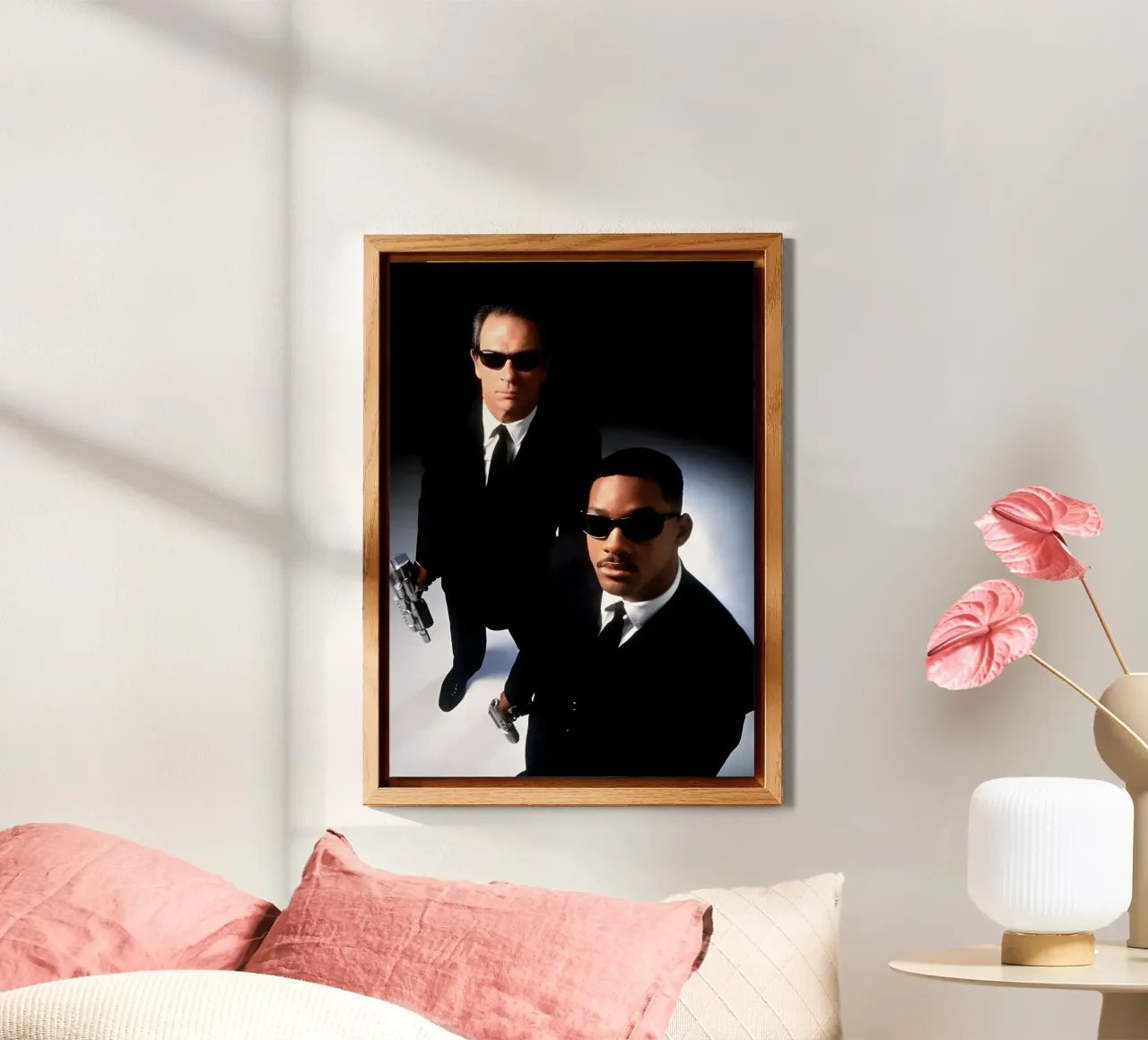 Man in black alluminio dibond da Funny Frame Factory