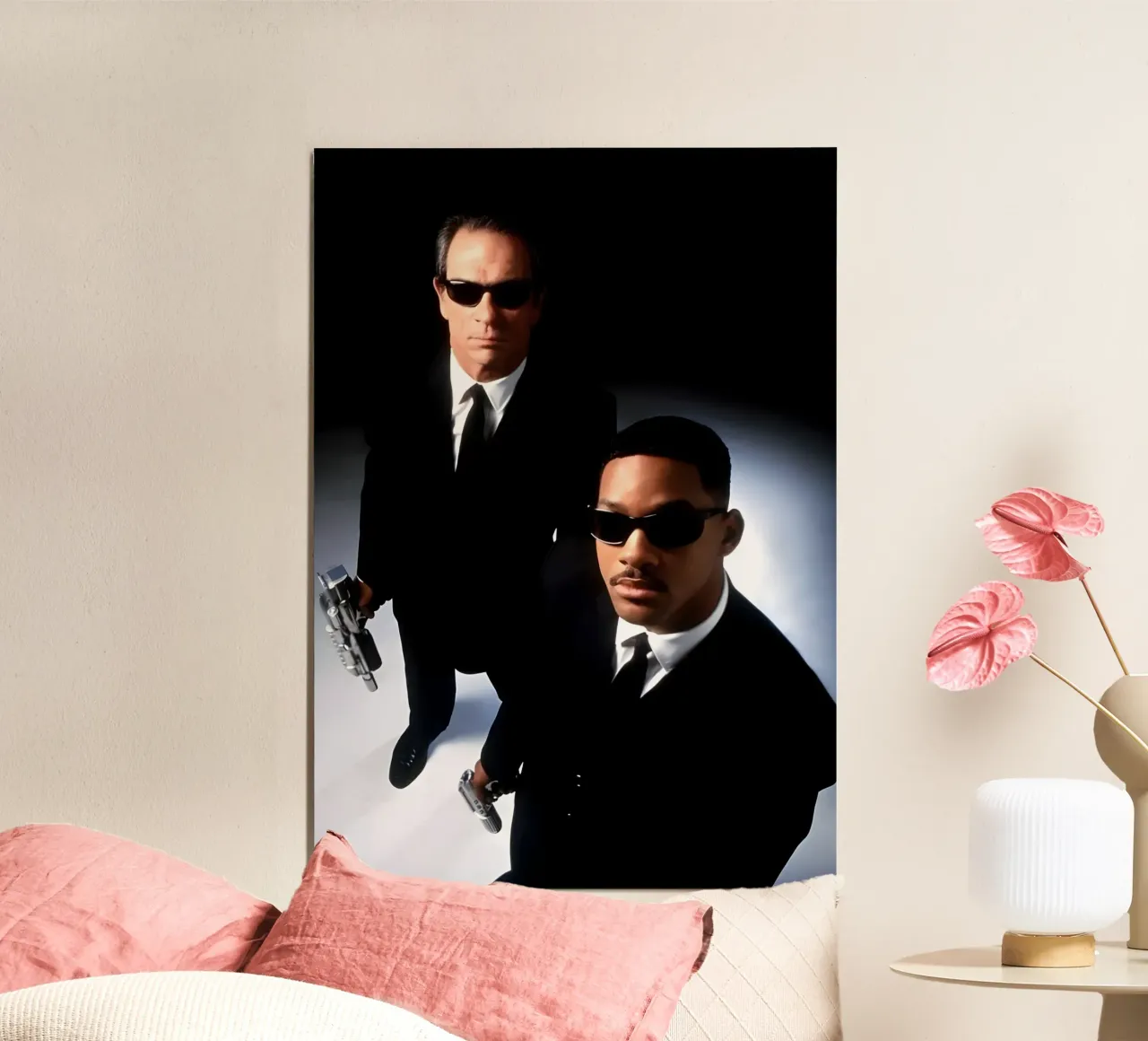 Man in black alluminio dibond da Funny Frame Factory