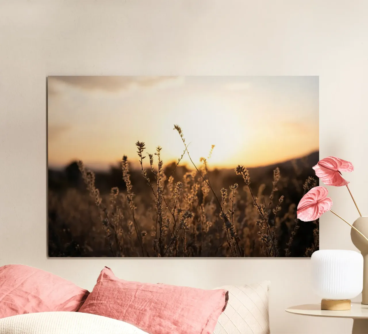 Desert Sunset Landscape poster by stunningphotos