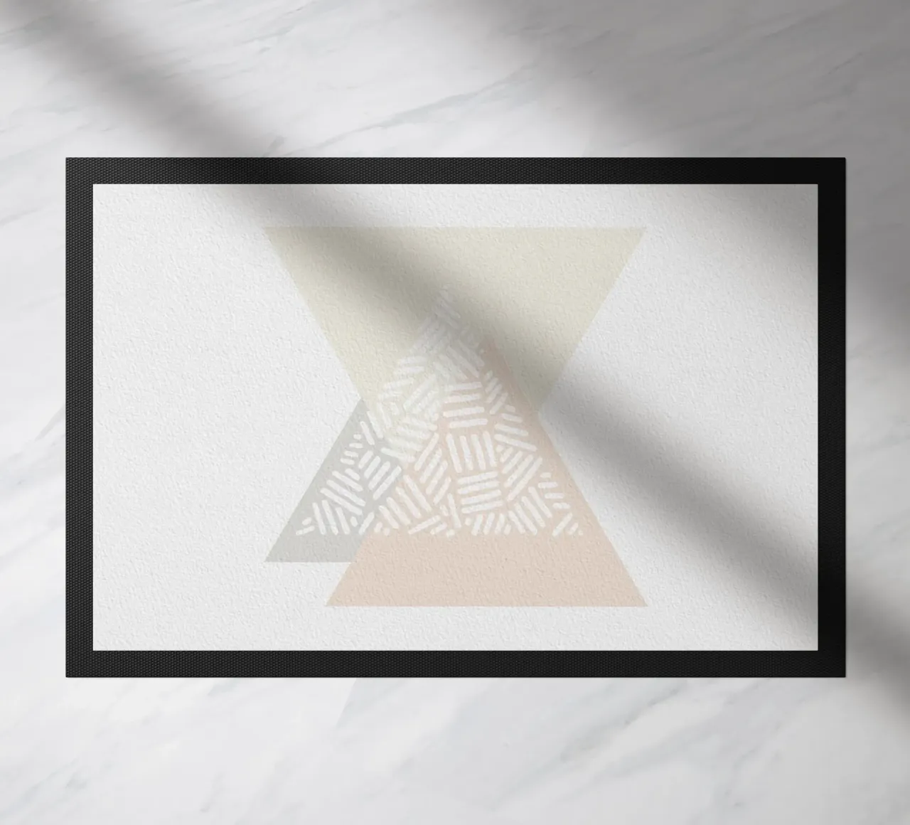 Colori geometrici muti III zerbino da Orara Studio