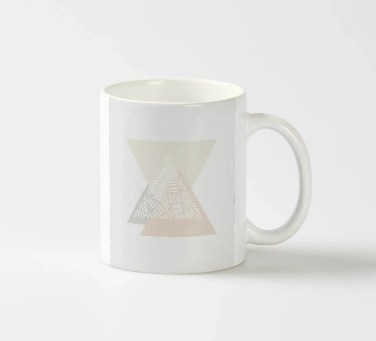 Colori geometrici muti III tazza in ceramica da Orara Studio