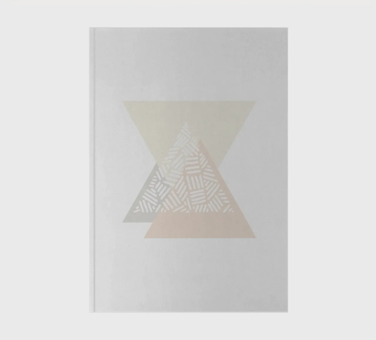 Geometric Mute Colours III notebook by Orara Studio