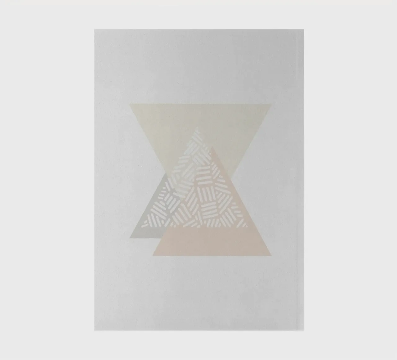 Geometric Mute Colours III notebook by Orara Studio