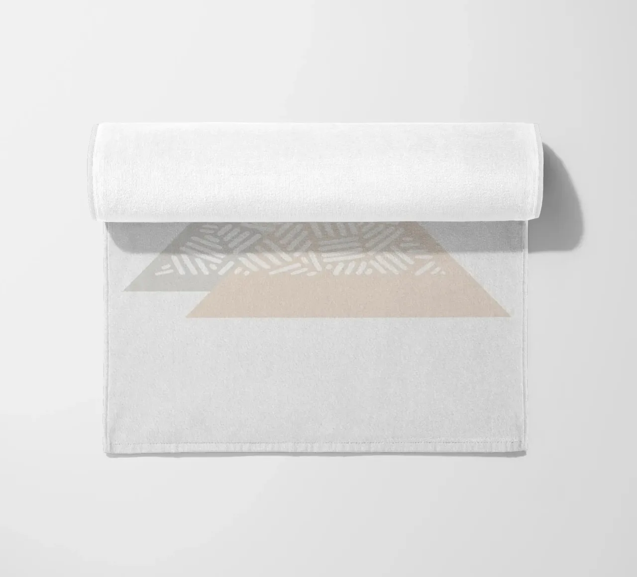 Geometric Mute Colours III beach towel by Orara Studio