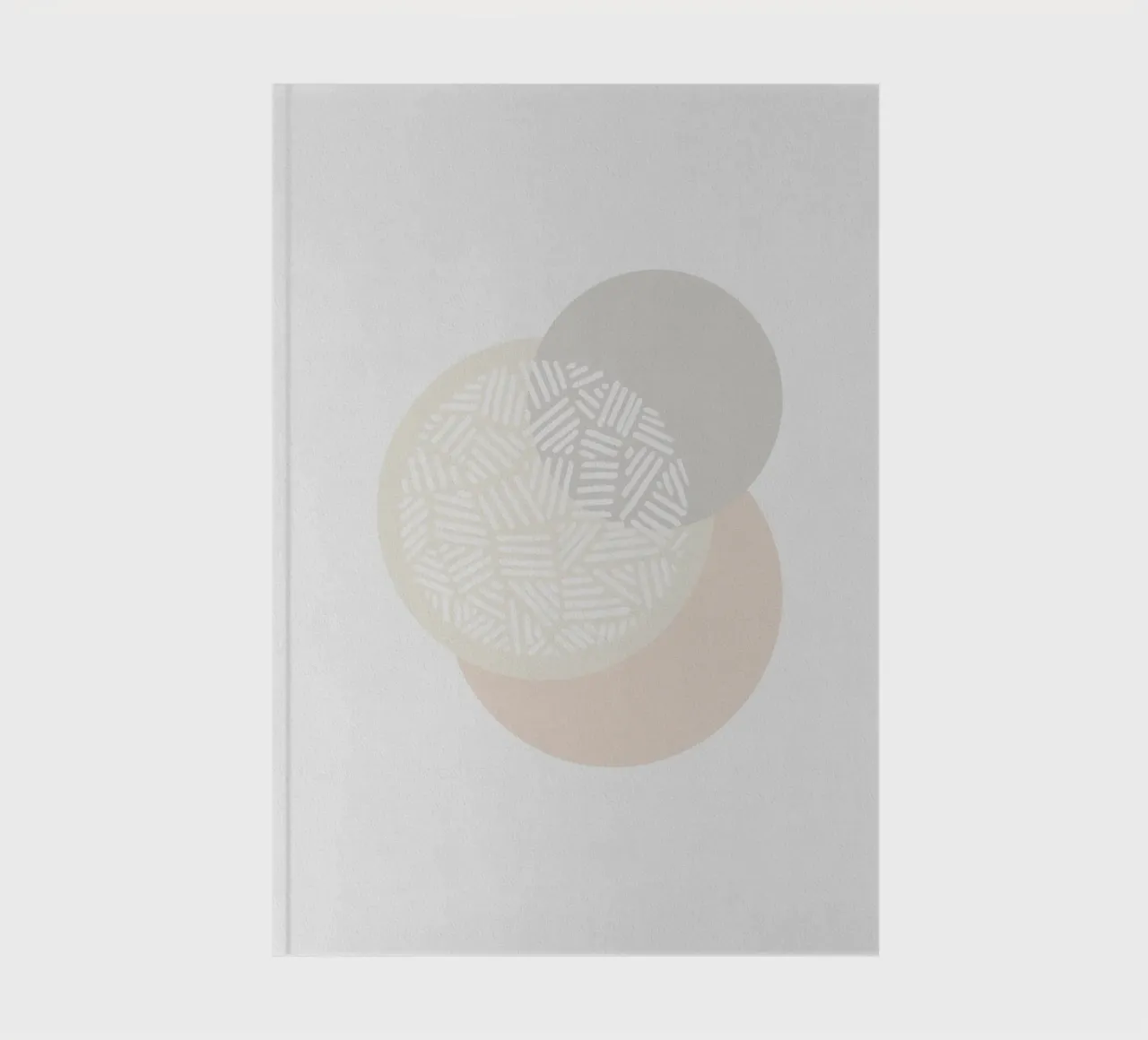 Geometric Mute Colours IV notebook by Orara Studio
