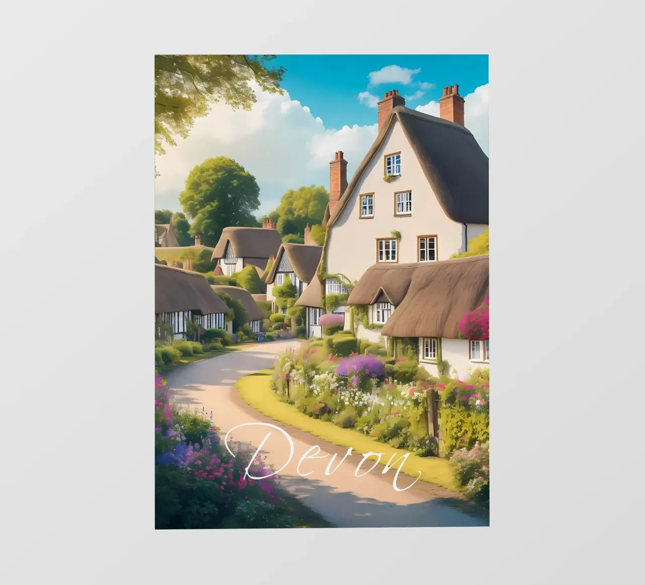 Devon Scene telo in pvc da Charnwood Prints