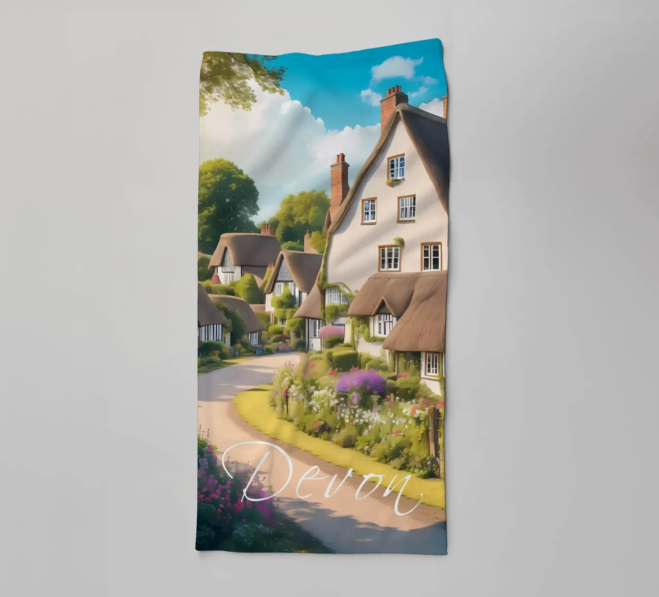 Devon Scene asciugamano da bagno da Charnwood Prints
